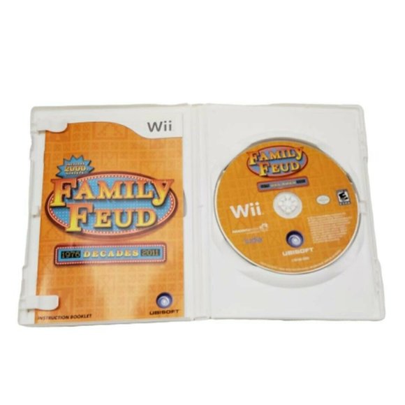 Nintendo Wii Family Feud Video Game 1976 to 2011 Decades - Picture 2 of 3